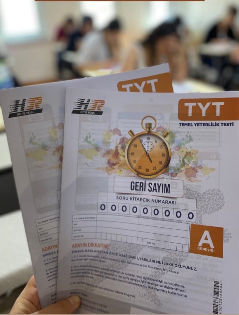 Deneme sınavı kitapçıkları